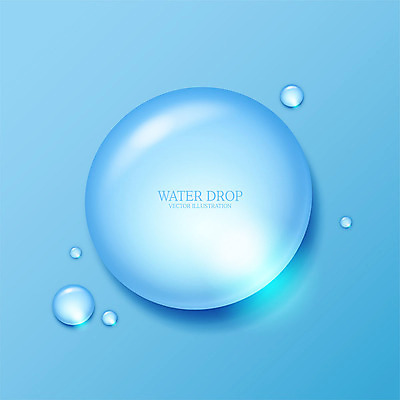 일러스트 사람없음 물 파란색 물방울 액체 이슬 그라데이션 국내일러스트 AI파일 자연요소 컬러 파일형식 벡터