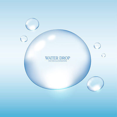 일러스트 사람없음 물 파란색 물방울 액체 이슬 그라데이션 국내일러스트 AI파일 자연요소 컬러 파일형식 벡터