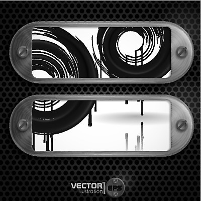 EPS 해외이미지 접시 디자인 배너 산업 백그라운드 패턴 일러스트 추상 잉크 프레임 우주 금속 검은색 페인트 흐름 판넬 원형 은색 철 질감 심플 시트 철강 국경 해외202004 해외일러스트 도형 식기 컬러 컨셉 무늬 재질 파일형식 벡터