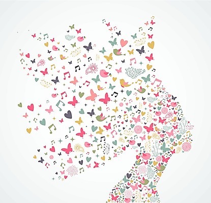 EPS 해외이미지 무료이미지 꽃 음악 나비 백그라운드 음표 일러스트 조류 사람모양 미술 봄 하트 구성 해외202004 해외일러스트 모양 식물 동물 기호 계절 곤충 문화예술 파일형식 벡터 무료콘텐츠