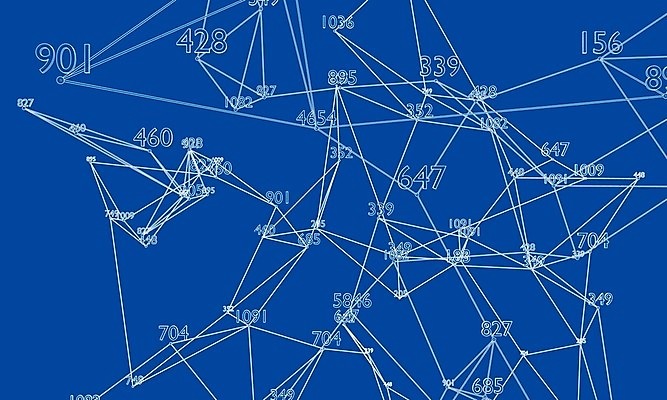 EPS 해외이미지 디자인 선 과학 백그라운드 컨셉 패턴 일러스트 텍스트 통신 추상 그래픽 단어 숫자 3D 디지털 자료 망 점 네트워크 암호 연결 스케치 윤곽 포인트 기하학 청사진 망사 마디 이진법 폴리곤 더스트파티클 와이어프레임 해외202004 해외일러스트 문자 무늬 미술 금융 직물 수학 디지털합성 파일형식 벡터