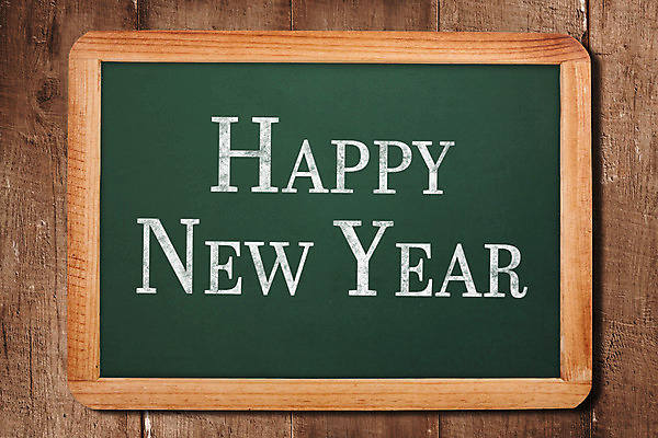 포토 JPG 해외이미지 텍스트 사람없음 칠판 책상 해피뉴이어 해외202004 해외포토 가구 새해인사 파일형식