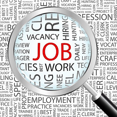 EPS 해외이미지 직업 디자인 백그라운드 컨셉 일러스트 비즈니스 텍스트 돋보기 아이디어 사람없음 그래픽 빨간색 단어 회색 업무 확대 실업 검색 기회 발견 고용 채용 스타일 해외202004 해외일러스트 문자 컬러 구직 작업 파일형식 벡터