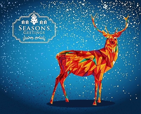 EPS 해외이미지 모양 나무 동물 디자인 실루엣 포스터 백그라운드 크리스마스 일러스트 추상 사슴 사람없음 장식 파란색 컬러풀 축하 타일 심플 기하학 순록 엘리먼트 특별함 스타일 해외202004 해외일러스트 식물 기념일 컬러 컨셉 무늬 포유류 촬영기법 파일형식 벡터