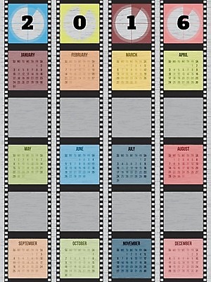 EPS 해외이미지 계절 분홍색 조각 일러스트 비즈니스 새로움 새해 빨간색 초록색 파란색 컬러풀 사무실 라벨 다이어리 달력 시간 일주일 날짜 잡지 계획표 연도 필름 약속 월 2016년 카운트다운 해외202004 해외일러스트 컬러 컨셉 프레임 간행물 사무용품 계획 파일형식 벡터