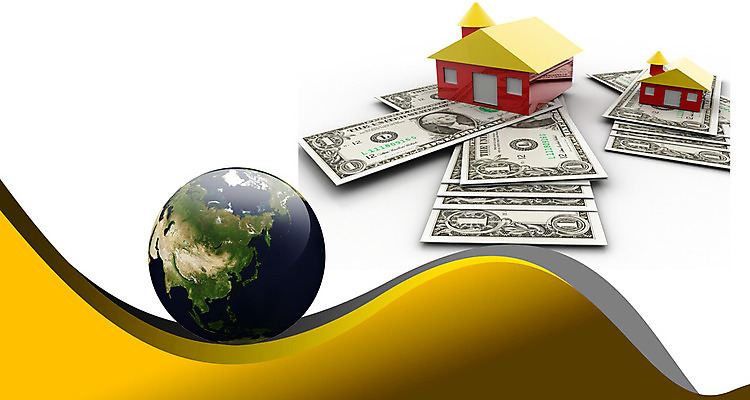 포토 JPG 해외이미지 클리핑패스 백그라운드 컨셉 돈 부동산 주택 아이디어 사람없음 금융 지구본 3D 달러 재산 투자 해외202004 해외포토 비즈니스 건물 경제 디지털합성 파일형식