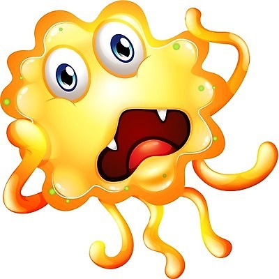 EPS 해외이미지 캐릭터 일러스트 사람없음 노란색 몬스터 해외202004 해외일러스트 일러캐릭터 컬러 파일형식 벡터