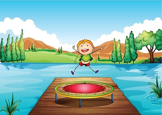 EPS 해외이미지 나무 식물 구름 남자 호수 어린이 바다 일러스트 놀이 하늘 그림자 사람 소년 야외 목재 그래픽 초록색 물 파란색 강 흰색 원형 모서리 가장자리 만화 그림 각도 깊이 튕기기 해외202004 해외일러스트 자연요소 도형 컬러 재료 모션 둘레 파일형식 벡터