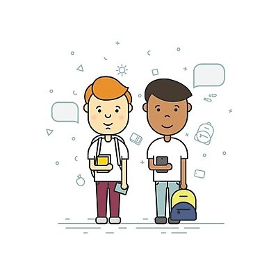 EPS 해외이미지 캐릭터 학생 디자인 남자 어린이 선 백그라운드 컨셉 말풍선 일러스트 배낭 통신 교실 서기 사람 소년 10대 친구 스마트폰 학습 스터디 침묵 거품 그룹 이메일 플랫 만화 커뮤니티 고립 소셜 엘리먼트 해외202004 해외일러스트 일러캐릭터 교육 가방 학교 관계 모션 청소년 핸드폰 스마트기기 소리 파일형식 벡터