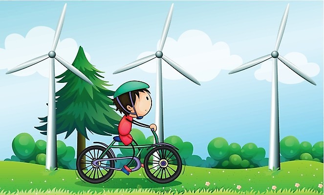 EPS 해외이미지 클립아트 나무 식물 구름 남자 어린이 일러스트 자연 하늘 바람 미술 사람 풍경 소년 그래픽 초록색 파란색 자전거 풍차 에너지 흰색 소나무 바퀴 잡초 만화 언덕 그림 장면 방앗간 페달 해외202004 해외일러스트 자연요소 컬러 날씨 문화예술 바이크 생태계 파일형식 벡터