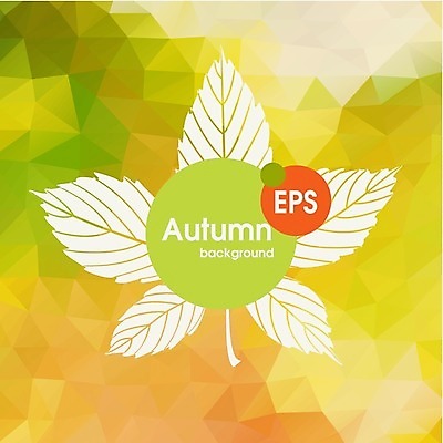 EPS 해외이미지 식물 백그라운드 잎 일러스트 자연 수채화 사람없음 초록색 노란색 가을 밤 해외202004 해외일러스트 계절 컬러 견과류 생태계 파일형식 벡터