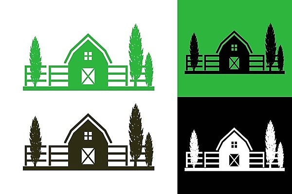 EPS 해외이미지 지구 밭 일러스트 주택 풍경 사람없음 농장 에코 해외202004 해외일러스트 농업 건물 환경 파일형식 벡터