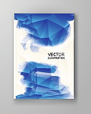 EPS 해외이미지 템플릿 디자인 배너 포스터 종이 백그라운드 일러스트 벽지 수채화 미술 사람없음 그래픽 장식 파란색 페인트 얼룩 그림 캔버스 페이지 엘리먼트 해외202004 해외일러스트 컬러 문화예술 파일형식 벡터
