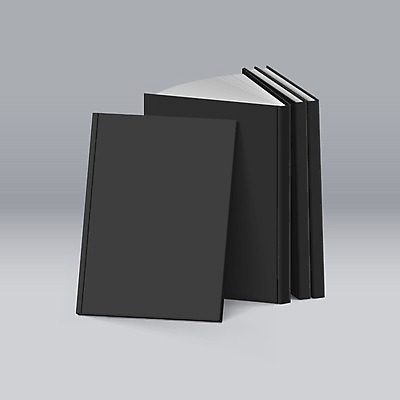 EPS 해외이미지 템플릿 디자인 종이 일러스트 사람없음 책 학습 3D 쌓기 검은색 공책 공백 펼침 정보 오브젝트 교과서 레이아웃 페이지 양장본 목업 해외202004 해외일러스트 교육 컬러 모션 문구용품 교재 디지털합성 파일형식 벡터