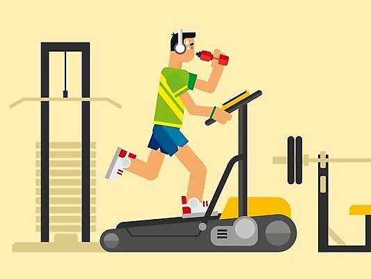 EPS 해외이미지 전신 무료이미지 라이프스타일 남자 일러스트 건강 한명 들기 성인 운동복 달리기 운동 운동기구 헤드폰 헬스장 마시기 물병 런닝머신 성인남자한명만 해외202004 해외일러스트 1 옷 음향기기 모션 사람 생활 헬스 물통 남자한명만 성인남자만 파일형식 벡터