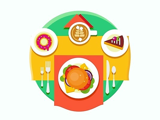 EPS 해외이미지 그릇 접시 디자인 커피 음료 음식 조각 백그라운드 포크 토마토 일러스트 탁자 양파 디저트 치즈 샌드위치 육류 그림자 사람없음 컵 세트 노란색 케이크 식당 숟가락 식사 저녁식사 카페 햄버거 식탁보 체리 플랫 칼 도넛 아침식사 상추 설탕 크림 속도 냅킨 점심식사 라떼 해외202004 해외일러스트 식기 컬러 가구 채소 과일 식재료 유제품 패스트푸드 수저 상점 파일형식 벡터