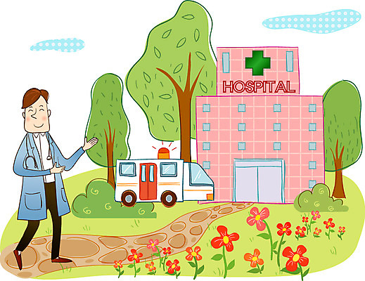 EPS 주간 나무 남자 꽃 길 일러스트 의학 청진기 병원 한명 사람 20대 성인 야외 건물 치료 의사 가운 의사가운 질병 구급차 응급실 상업시설 남자만 남자한명만 성인남자만 청년만 청년남자만 청년남자한명만 성인한명만 성인남자한명만 성인만 국내일러스트 자연요소 식물 1 건축물 옷 의료기기 자동차 청년 의료진 시설 상업 파일형식 벡터