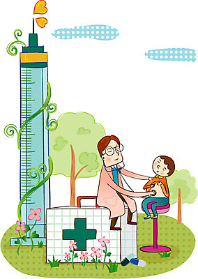 EPS 나무 남자 꽃 어린이 의자 일러스트 의학 청진기 주사기 사람 소년 두명 치료 알약 약 진료 환자 의사 가운 의사가운 질병 소아과 의료상자 남자만 어린이만 소년만 국내일러스트 식물 옷 가구 의료기기 병원 의료진 구급상자 파일형식 벡터