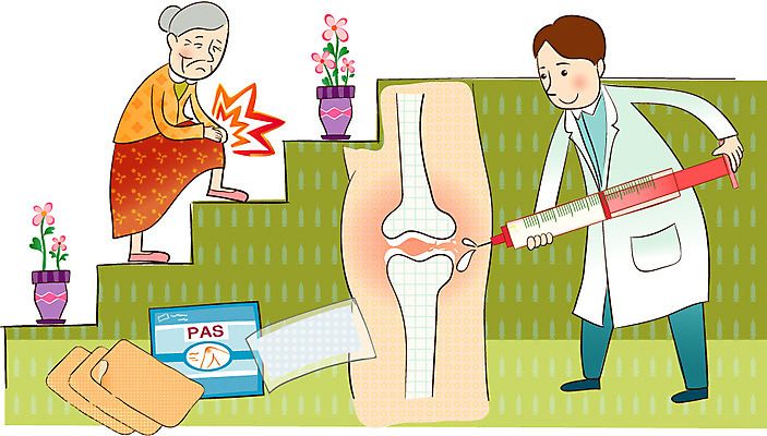 EPS 여자 남자 화분 할머니 일러스트 의학 뼈 사람 두명 치료 계단 환자 의사 질병 관절염 관절 파스 노인만 성인만 국내일러스트 노년 의료진 의료용품 파일형식 벡터