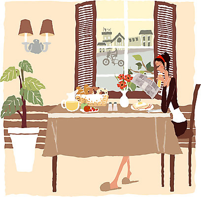 EPS 우먼라이프 라이프스타일 접시 웰빙 여자 화분 여유 음식 빵 의자 과일 일러스트 창문 식탁 주전자 전등 실내 한명 사람 20대 성인 건물 라이프 생활 컵 바구니 꽃병 자전거 식사 신문 아침식사 계란프라이 토스트 모던라이프 여자만 여자한명만 성인여자만 청년만 청년여자만 성인한명만 청년여자한명만 성인여자한명만 성인만 국내일러스트 1 식기 건축물 꽃 감정 가구 탁자 주방용품 조명 청년 내부 간행물 바이크 뉴스 계란요리 파일형식 벡터