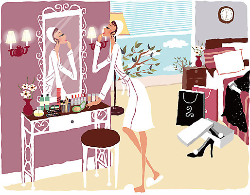 EPS 주간 우먼라이프 라이프스타일 웰빙 원피스 여자 구두 의자 일러스트 창문 베개 전등 슬리퍼 실내 한명 사람 20대 성인 라이프 생활 화장 뷰티 쇼핑백 꽃병 화장품 거울 방 침대 목욕가운 벽시계 화장대 모던라이프 외출준비 여자만 여자한명만 성인여자만 청년만 청년여자만 성인한명만 청년여자한명만 성인여자한명만 성인만 국내일러스트 자연요소 1 옷 꽃 시계 가구 신발 가방 침구 조명 청년 내부 가운 준비 파일형식 벡터