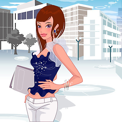 EPS 주간 나무 직업 여자 일러스트 비즈니스 하늘 한명 서기 사람 빌딩 상반신 성인 야외 건물 여름 비즈니스우먼 여자만 여자한명만 성인여자만 성인만 국내일러스트 자연요소 식물 1 건축물 계절 모션 직장인 파일형식 벡터