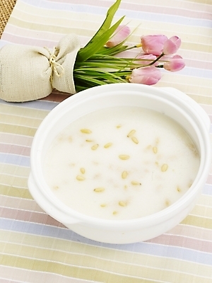 포토 JPG 그릇 접시 꽃 한식 음식 한국 실내 사람없음 장식 하이앵글 다기 죽 잣죽 국내포토 식물 식기 아시아 뷰포인트 내부 다도 파일형식