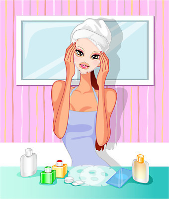 EPS 라이프스타일 웰빙 여자 일러스트 휴식 실내 한명 서기 사람 상반신 20대 성인 라이프 생활 여름 뷰티 거울 크림 피부관리 로션 팩 마스크팩 에센스 화장솜 여자만 여자한명만 성인여자만 청년만 청년여자만 성인한명만 청년여자한명만 성인여자한명만 성인만 국내일러스트 1 계절 컨셉 모션 청년 내부 화장품 화장용품 파일형식 벡터