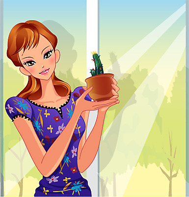 EPS 식물 라이프스타일 웰빙 여자 화분 일러스트 창문 휴식 선인장 주택 실내 한명 사람 상반신 20대 성인 취미 라이프 생활 여름 원예 여자만 여자한명만 성인여자만 청년만 청년여자만 성인한명만 청년여자한명만 성인여자한명만 성인만 국내일러스트 1 계절 컨셉 청년 내부 건물 파일형식 벡터