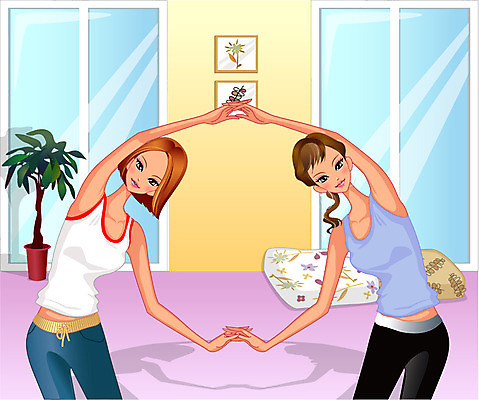 EPS 식물 라이프스타일 웰빙 여자 화분 시계 쿠션 거실 몸매관리 다이어트 일러스트 창문 가족 휴식 주택 실내 건강 서기 사람 상반신 취미 두명 라이프 생활 여름 친구 운동 스트레칭 자매 생활체조 체조 여자만 국내일러스트 계절 컨셉 관계 모션 내부 건물 파일형식 벡터