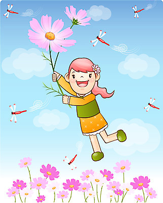 EPS 주간 전신 식물 구름 사계절 계절 여자 꽃 초등학생 어린이 곤충 일러스트 상상 자연 하늘 한명 서기 사람 소녀 야외 가을 비행 잠자리 코스모스 여자만 여자한명만 어린이만 소녀만 소녀한명만 국내일러스트 자연요소 동물 1 학생 모션 생태계 파일형식 벡터