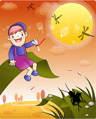 EPS 전신 나무 구름 사계절 계절 남자 초등학생 어린이 곤충 일러스트 상상 자연 하늘 한명 사람 앉기 소년 야외 10대 태양 노을 가을 풀잎 잠자리 야간 귀뚜라미 남자만 남자한명만 십대만 십대남자만 십대남자한명만 국내일러스트 자연요소 식물 동물 1 학생 잎 모션 청소년 풀_식물 생태계 파일형식 벡터