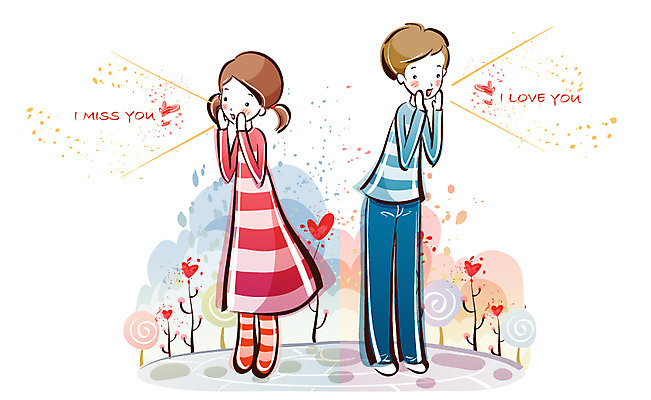 EPS 커플 여자 남자 행복 감정 데이트 일러스트 사랑 사람 20대 두명 10대 국내일러스트 관계 청소년 청년 파일형식 벡터