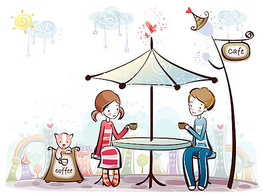 EPS 주간 커플 공공시설 여자 남자 행복 감정 가로등 의자 데이트 일러스트 탁자 사랑 사람 20대 야외 두명 10대 카페 도시 강아지 상업시설 국내일러스트 자연요소 가구 관계 청소년 청년 반려동물 상점 개 시설 상업 파일형식 벡터