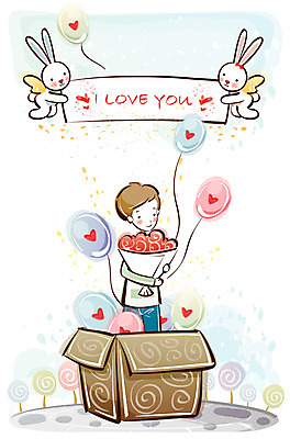 EPS 커플 남자 행복 감정 꽃다발 데이트 일러스트 청소년 천사 사랑 한명 사람 이벤트 소년 10대 토끼 종이상자 풍선 남자만 남자한명만 십대만 십대남자만 십대남자한명만 국내일러스트 1 꽃 어린이 포유류 관계 반려동물 상자 파일형식 벡터