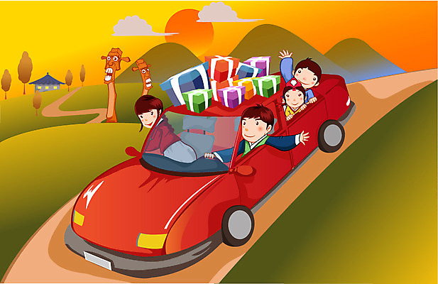 EPS 주간 나무 구름 계절 여자 명절 남자 길 일러스트 가족 자동차 산 기와집 선물 사람 여러명 야외 태양 추석 가을 농촌 시골 한복 언덕 장승 귀향 귀향길 추석선물 국내일러스트 자연요소 식물 한국전통 전통 기념일 육상교통 다수 관계 한옥 전통의상 파일형식 벡터 명절선물