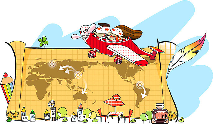 EPS 주간 나무 여자 남자 여행 지도 일러스트 비즈니스 비행기 잉크 주택 사람 야외 두명 연필 파라솔 세계여행 네잎클로버 즐거움 경비행기 깃털펜 국내일러스트 자연요소 식물 감정 항공교통 학용품 대중교통 건물 세계 필기구 펜 클로버 파일형식 벡터