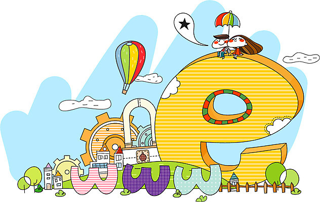 EPS 주간 구름 여자 남자 인터넷 일러스트 비즈니스 자물쇠 사람 야외 두명 성장 열기구 즐거움 톱니바퀴 보안 인터넷산업 국내일러스트 자연요소 감정 산업 항공교통 안전 파일형식 벡터