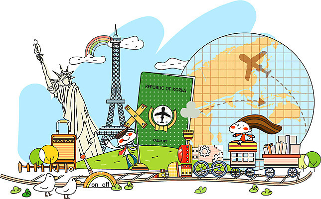EPS 주간 나무 여자 남자 지구 일러스트 비즈니스 오리 사람 야외 두명 새싹 기차 세계문화유산 세계여행 에펠탑 즐거움 여권 자유의여신상 세계명소 관광업 국내일러스트 자연요소 식물 감정 산업 육상교통 여행 조류 대중교통 관광지 세계 미국 문화재 파리 랜드마크 파일형식 벡터