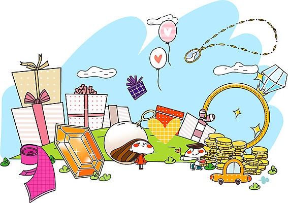 EPS 주간 여자 남자 프로포즈 돈 일러스트 비즈니스 목걸이 자동차 넥타이 선물 사람 야외 두명 선물상자 하트 반지 보석 즐거움 진주 금화 풍선 패션산업 국내일러스트 자연요소 모양 잡화 감정 산업 육상교통 장신구 상자 재산 황금 광석 파일형식 벡터