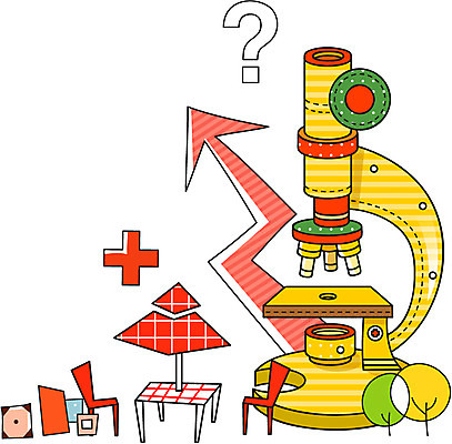 EPS 아이콘 과학 현미경 실험기구 사람없음 성장 파라솔 상승 2D아이콘 컨셉 파일형식 벡터