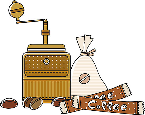 EPS 아이콘 커피 음식 사람없음 원두 드리퍼 커피믹스 커피자루 2D아이콘 음료 자루 파일형식 벡터