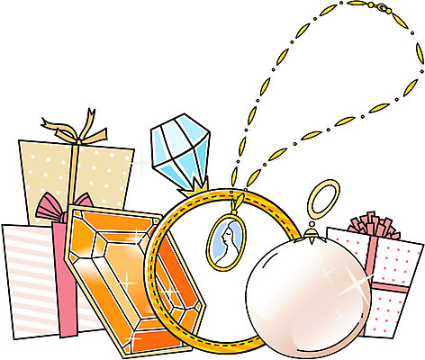 EPS 아이콘 잡화 목걸이 장신구 선물 사람없음 세트 반지 보석 진주 2D아이콘 광석 파일형식 벡터