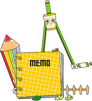 EPS 아이콘 문구용품 색연필 사람없음 울타리 연필 다이어리 사무용품 메모지 컴파스 2D아이콘 학용품 담장 필기구 오브젝트 파일형식 벡터