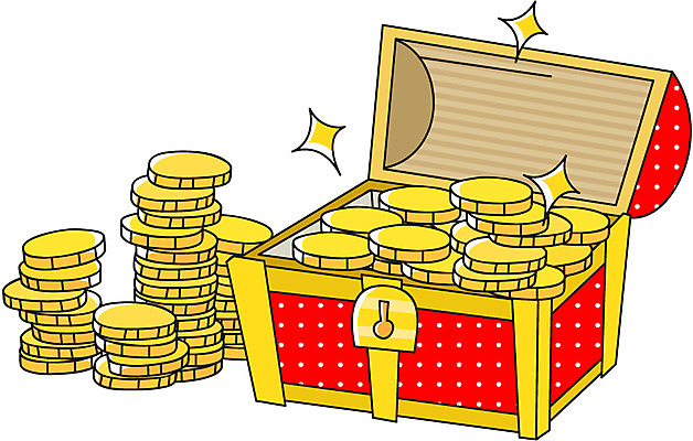 EPS 아이콘 돈 사람없음 동전 오브젝트 금고 금화 보물상자 2D아이콘 재산 황금 파일형식 벡터