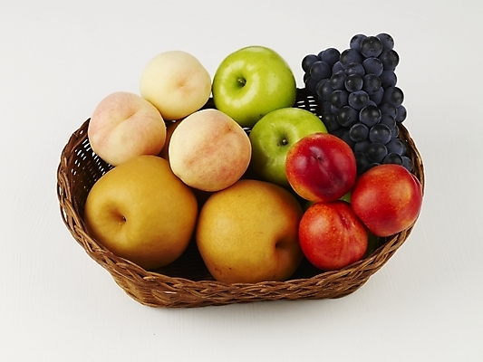 포토 JPG 스튜디오촬영 식물 음식 과일 포도 디저트 누끼 사람없음 하이앵글 가을 배 사과 복숭아 과일바구니 추석음식 명절음식 천도복숭아 국내포토 계절 뷰포인트 실내 바구니 전통음식 파일형식