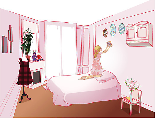 EPS 우먼라이프 여자 가구 액자 의자 일러스트 휴식 실내 한명 사람 20대 성인 인테리어 평화 꽃병 침실 침대 옷걸이 마네킹 벽난로 리빙 여자만 여자한명만 성인여자만 청년만 청년여자만 성인한명만 청년여자한명만 성인여자한명만 성인만 국내일러스트 1 라이프스타일 디자인 꽃 생활용품 컨셉 청년 내부 파일형식 벡터