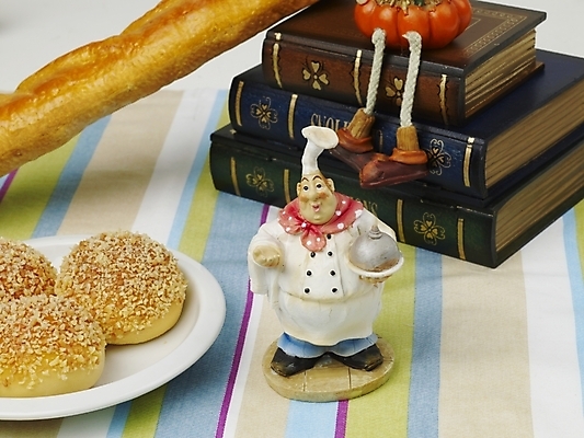 포토 JPG 그릇 접시 음식 빵 인형 디저트 실내 사람없음 장식 책 과자 요리사 피규어 바게트 오브젝트 제빵 국내포토 직업 식기 내부 제과제빵 미니어처 파일형식