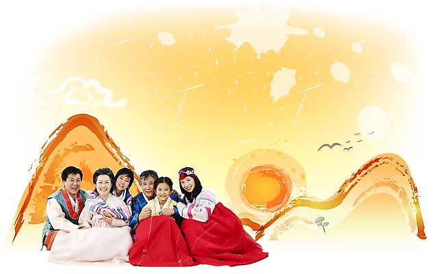 PSD 편집이미지 한국전통 여자 명절 남자 행복 가족 산 대가족 사람 여러명 야외 태양 추석 노을 화목 일몰 가을 디지털합성 합성 이미지편집 자연요소 전통 계절 기념일 감정 다수 컨셉 관계 한국 파일형식