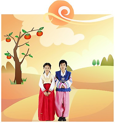 전신 PSD 구름 편집이미지 여자 명절 열매 남자 어린이 남매 감 서기 사람 야외 두명 태양 추석 가을 한복 디지털합성 감나무 합성 어린이만 이미지편집 자연요소 나무 식물 한국전통 전통 계절 기념일 과일 가족 모션 전통의상 파일형식